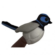 Finger Puppet - Blue Wren